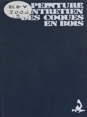 cover image of Peinture et entretien des coques en bois